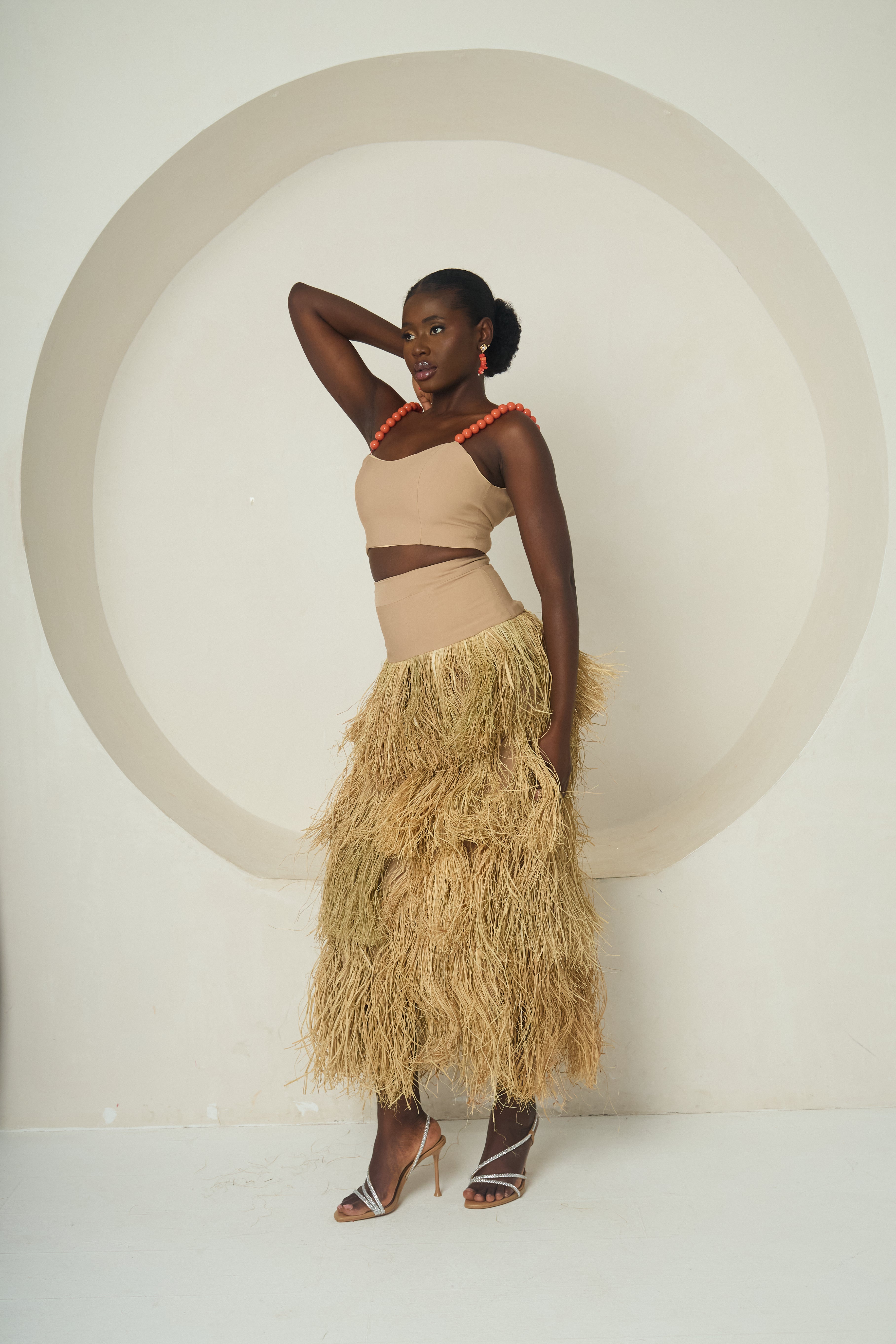 ONYEOMA (The Heritage Grass Skirt Ensemble)