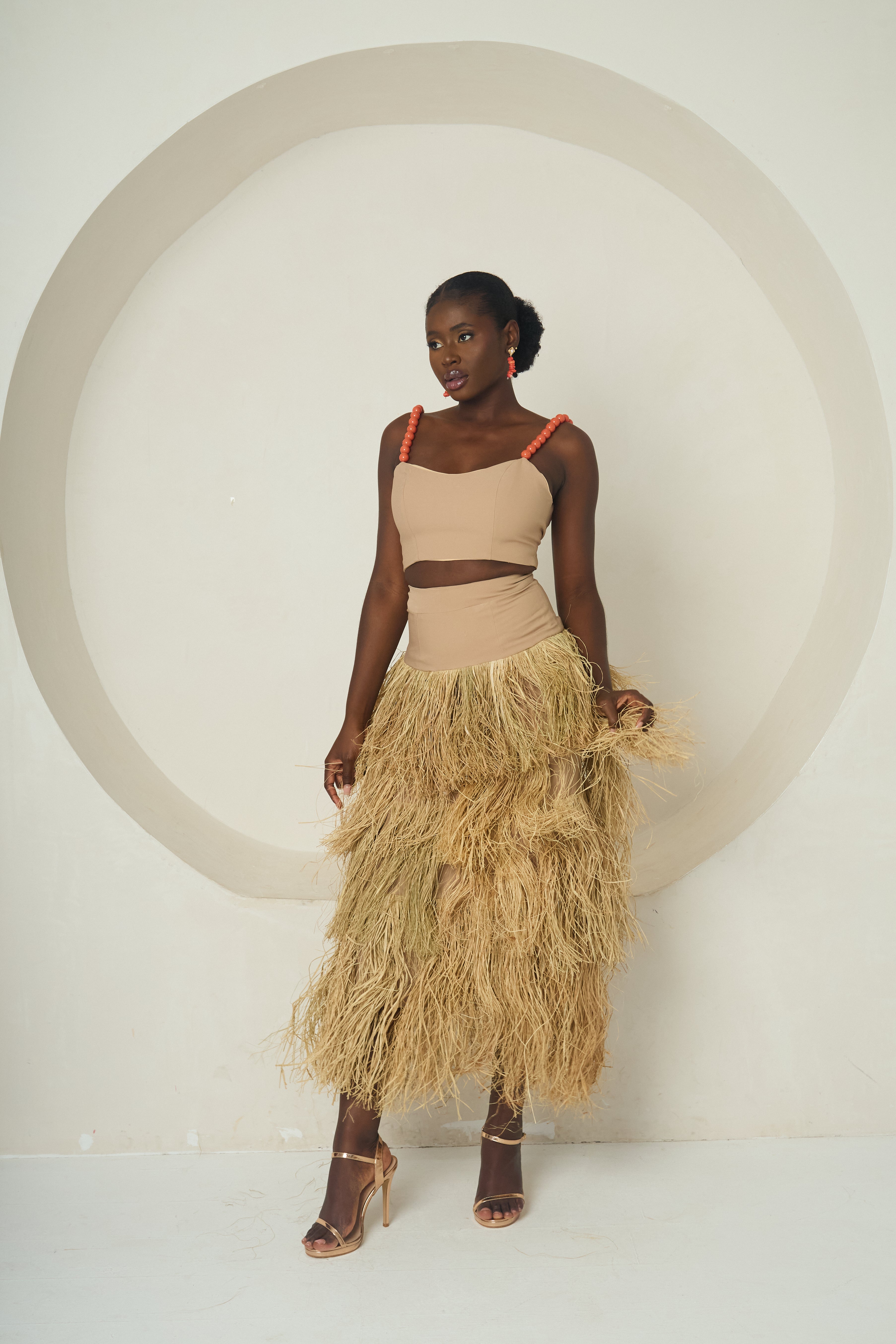 ONYEOMA (The Heritage Grass Skirt Ensemble)