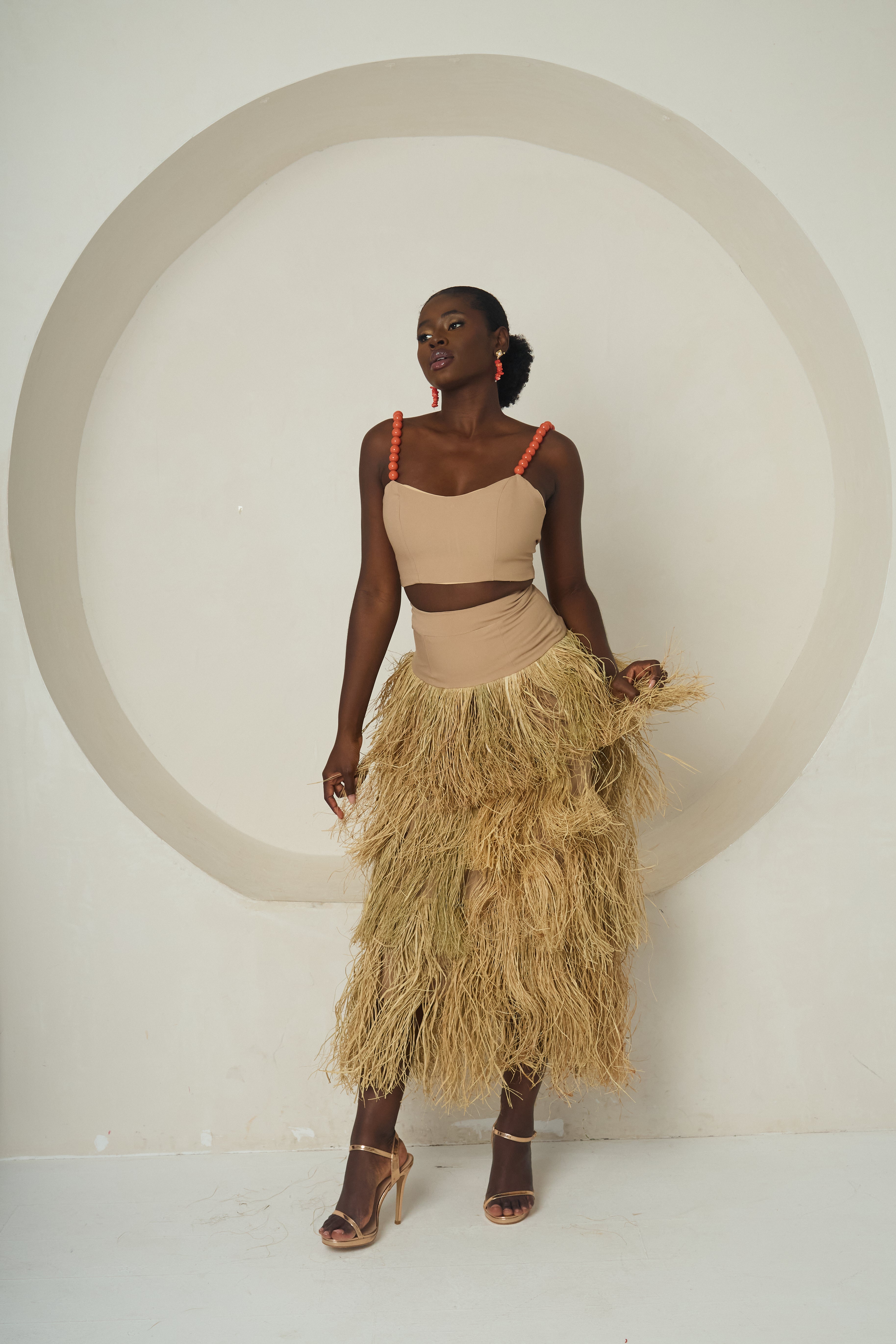 ONYEOMA (The Heritage Grass Skirt Ensemble)